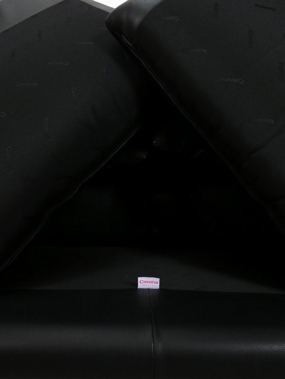 Image 1 of Cassina Maralunga 2,5 posti - pelle nera