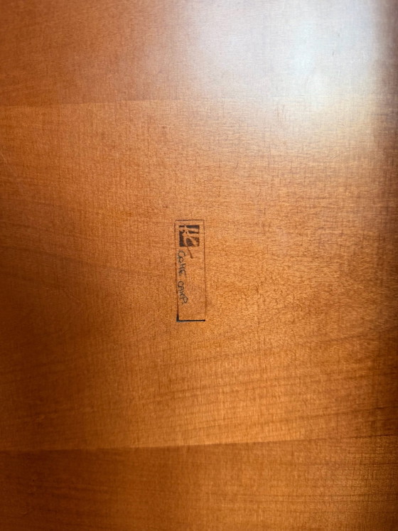 Hugues Chevalier Designer Art-Déco completo Set da pranzo – Pelle, Legno (photo 11 of 14)