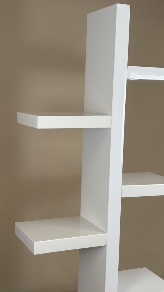 Image 1 of Libreria di design / espositore / mobiletto da parete étagère bianco lucido