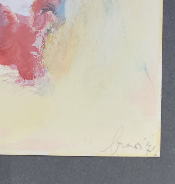 Image 1 of Gouache op thick paper