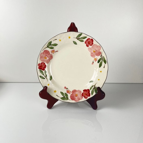 Image 1 of Set di 8 piatti da dessert Cameo Florals Malaysia porcellana 1970-90