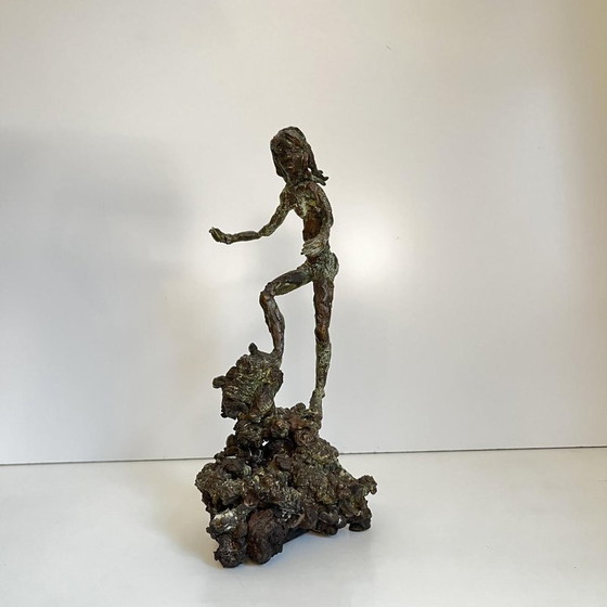 Léon de Pas, Sculpture de Nu Féminin, Années 1980, Bronze (photo 9 of 10)