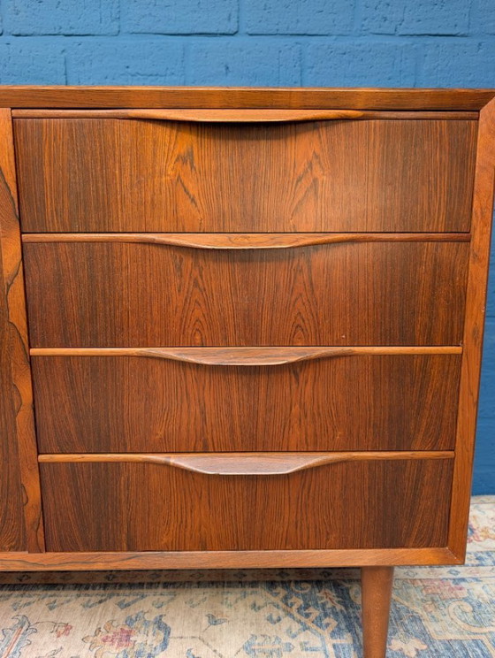 Image 1 of Vintage palissander lowboard, Erling Torvits, jaren 60