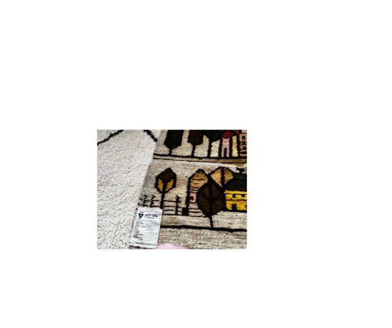 Image 1 of Arazzo da parete vintage in lana tessuto a mano | kilim