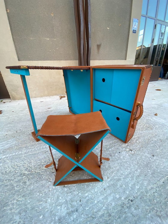 Image 1 of Valigia da ufficio in pelle - Laboratori Gucci