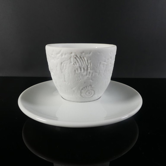 Image 1 of Illy Collection Espressokopje Fossile Design Paolo Rossetti 1997, gesigneerd