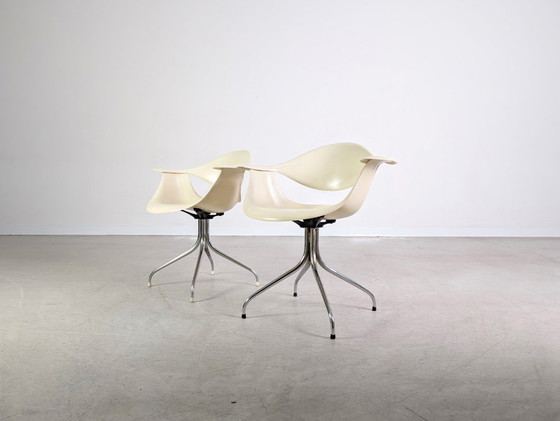 Image 1 of 2x Fauteuil DAF Swag Leg, Charles Eames, George Nelson, Herman Miller