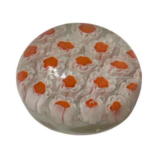 Handmade - Millefiori - Presse Papier / Paperweight- Floral decor