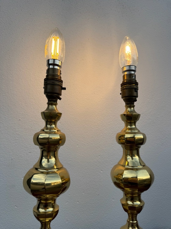 Basi per lampade neoclassiche in ottone massiccio – Lampade da tavolo (photo 12 of 15)