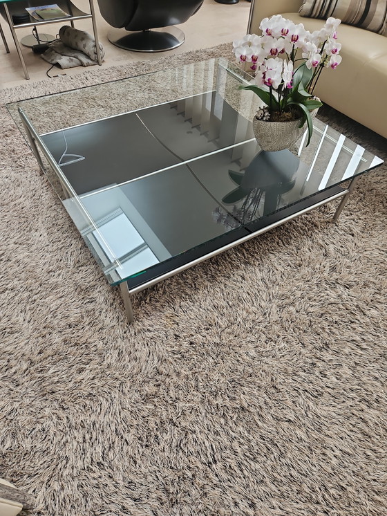 Image 1 of Tavolino da caffè in vetro con 2 tavolini laterali