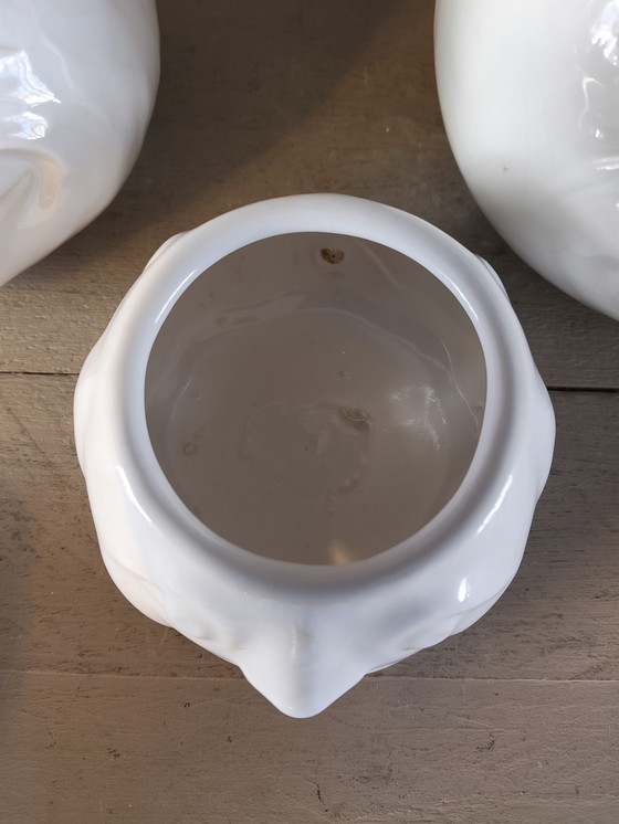 Image 1 of 3 bocaux de conservation anciens contenant de l'ail, du sucre et des tomates