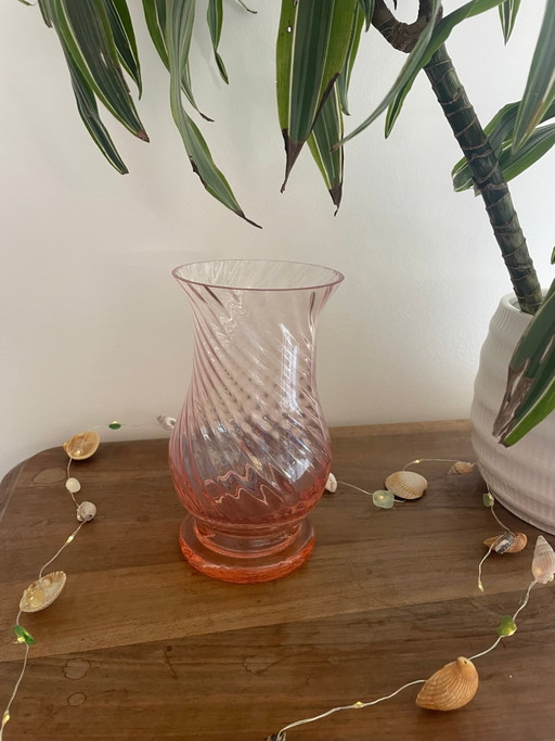 Pink Glass Vase