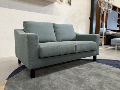 Leolux Antonia Sofa 2 Sitzer Blau Stoff 147