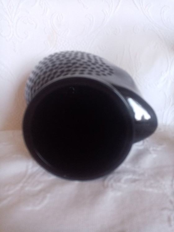 Image 1 of Black Glass Mannequin Head Design after Piero Fornasetti 70s