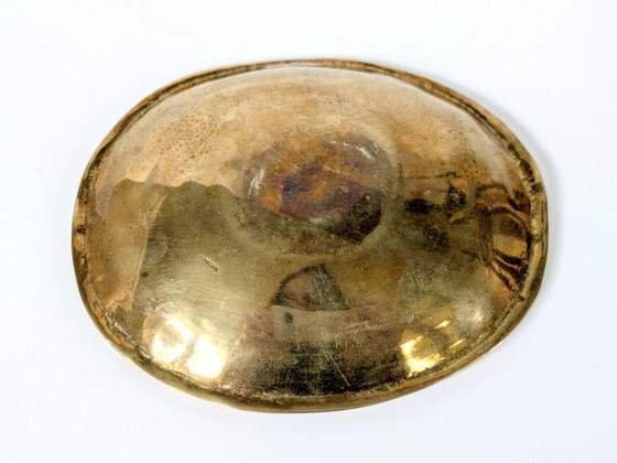 Image 1 of Vintage messing Vissen Zodiac schaal | Astrologische Vide-Poche | Jaren 70