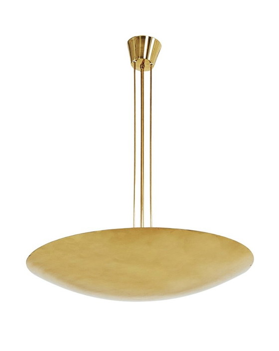 J.T. Kalmar Brass Ceiling light / Vintage / 1970s (photo 4 of 5)