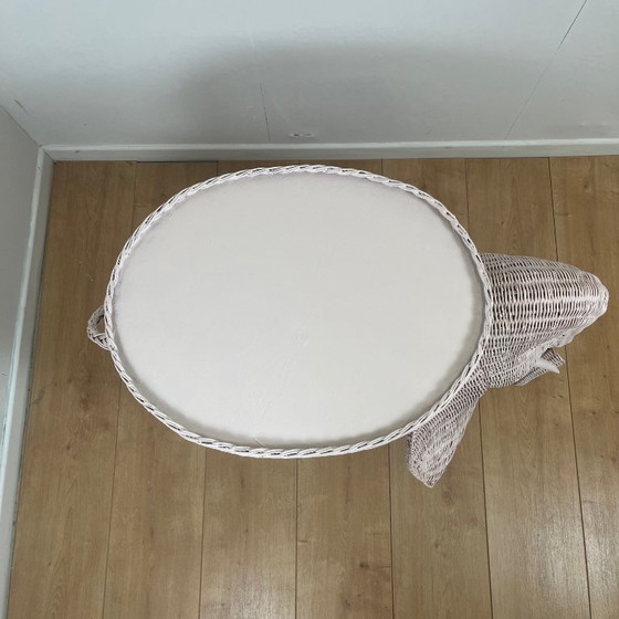 Image 1 of Table d’appoint vintage en rotin en forme d'éléphant, att. à Vivai del Sud, italie, 1960 - 1970