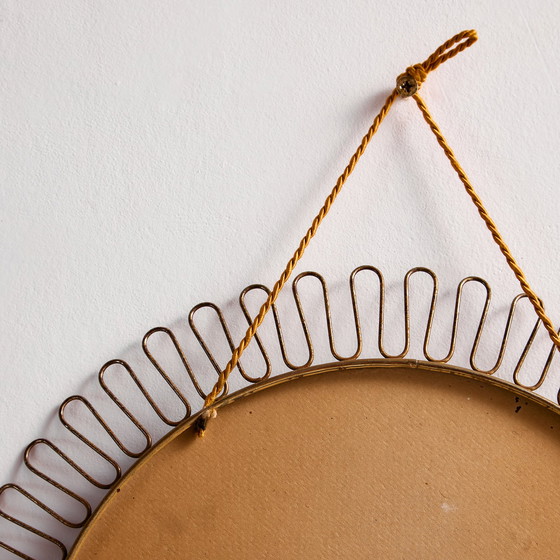 Image 1 of MK10810 Brass framed mirror by Josef Frank