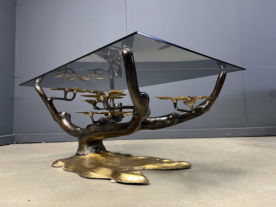 Image 1 of Bronze bonsai coffee table by Willy daro, 1970s