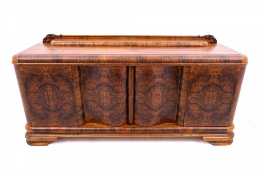 Grande commode Art Déco des années 1950, Pologne.