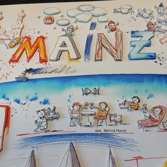 Image 1 of Schlote, Wilhelm - Mainz - Costruzione 3D - firmato a mano