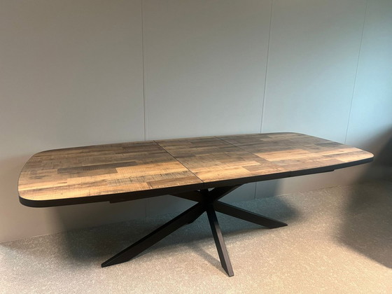 Uitschuifbare Ovale Eettafel Avalox - 190x110 (+60) cm – Henders & Hazel, Metal, Wood (photo 6 of 7)