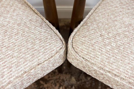 Image 1 of Mid Century Modern Roze Fauteuils Gfm 87 Door Juliusz Kędziorek, Gfm, Polen, 1960's, Set Van 2