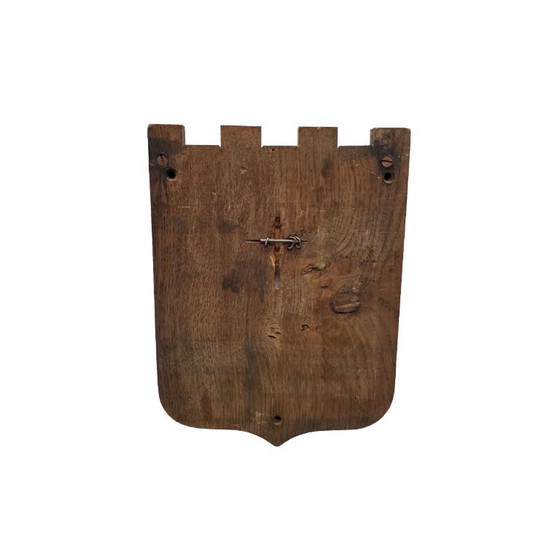 Image 1 of Placa de bronce francesa antigua Commune du Mont St Michel