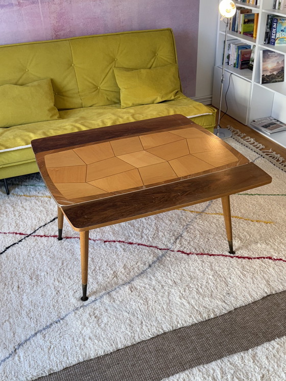 Image 1 of 1950s Vintage Coffee Table Mid Century Coffee Table Side Table 