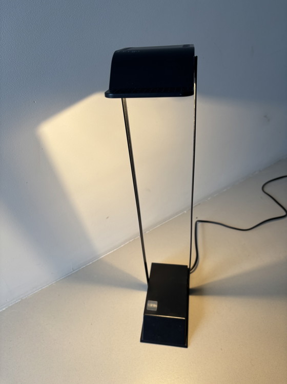 Vintage Postmodern Table Lamp 'Halostar' By Osram, Germany 1980s – Metal, Plastic (photo 10 of 12)