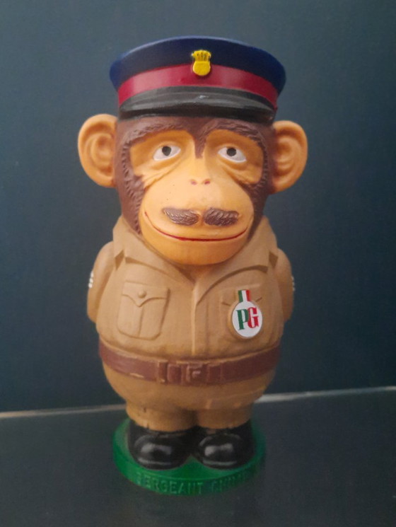 Image 1 of PG Tips piggy bank - Sergeant Chimp
