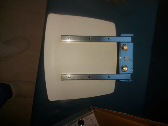 Image 1 of Asiento de ducha SMEDBO FK404 – Plegable, cromado de lujo y blanco NUEVO