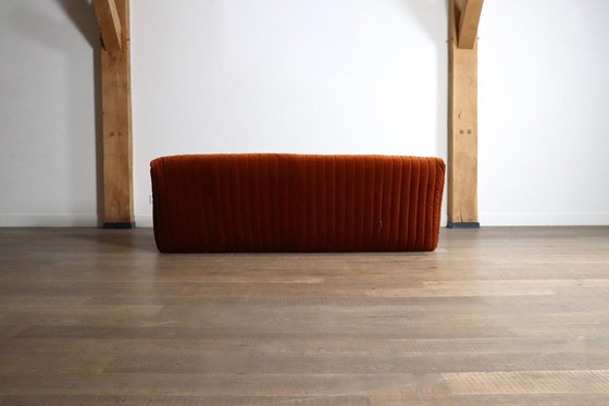 Image 1 of Original sofá de tres plazas Cinna Sandra de terciopelo de Annie Hieronimus, Francia años 70