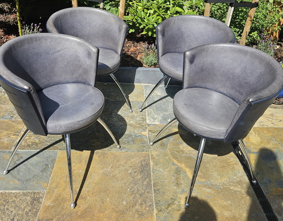 Image 1 of 4 Giotro Leolux dining chairs