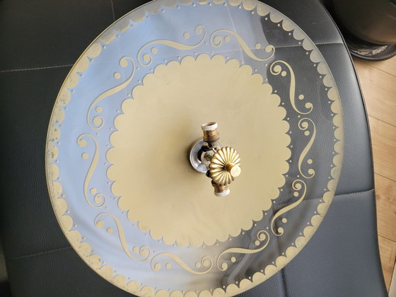 Image 1 of Vintage hanglamp toegeschreven aan Pietro Chiesa voor Fontana Arte - Italië