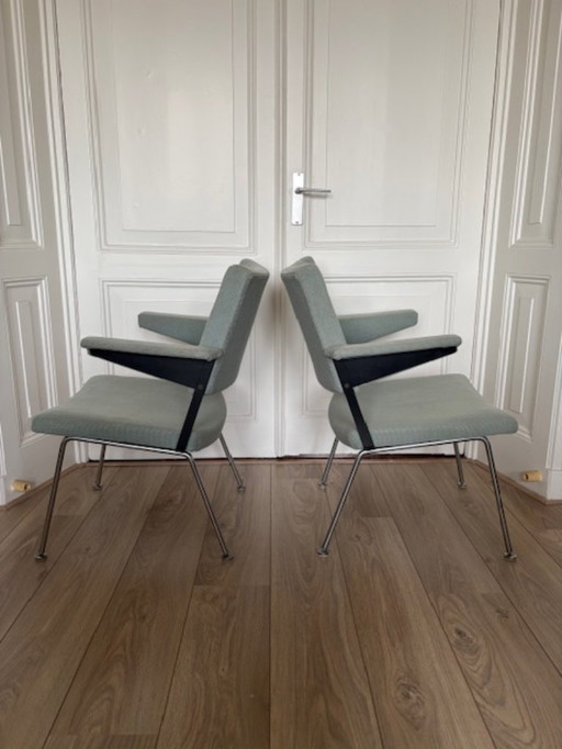 Gispen 1265 lounge armchairs – set of 2 – Rietveld/Cordemeyer – mint green