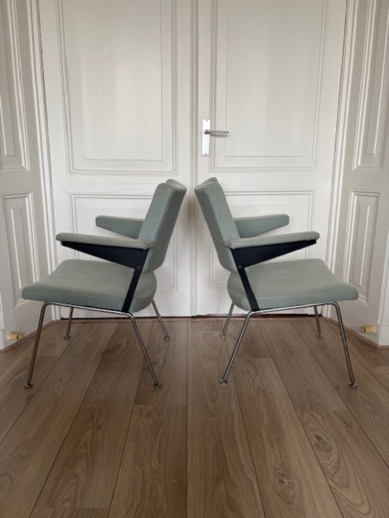 Image 1 of Gispen 1265 lounge armchairs – set of 2 – Rietveld/Cordemeyer – mint green