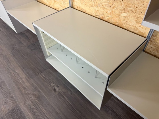 Jaren 60 70 Wandrek Wall Unit van Dieter Rams voor Vitsoe 606 – Metal (photo 14 of 22)