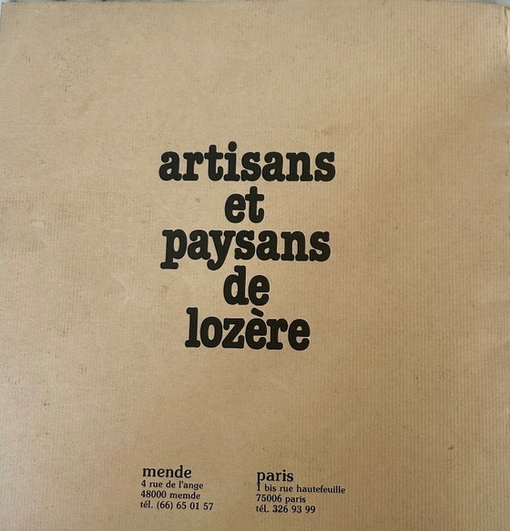 Salontafel "Artisans & Paysans de Lozère" van Jean Touret, 1950 – Artisans et Paysans de Lozère, Wood (photo 6 of 6)