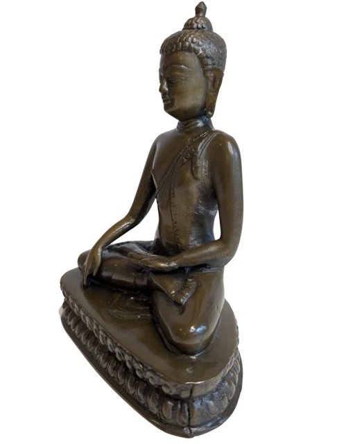 Buda de bronce sobre base de loto – Esculturas, Bronze (photo 7 of 9)