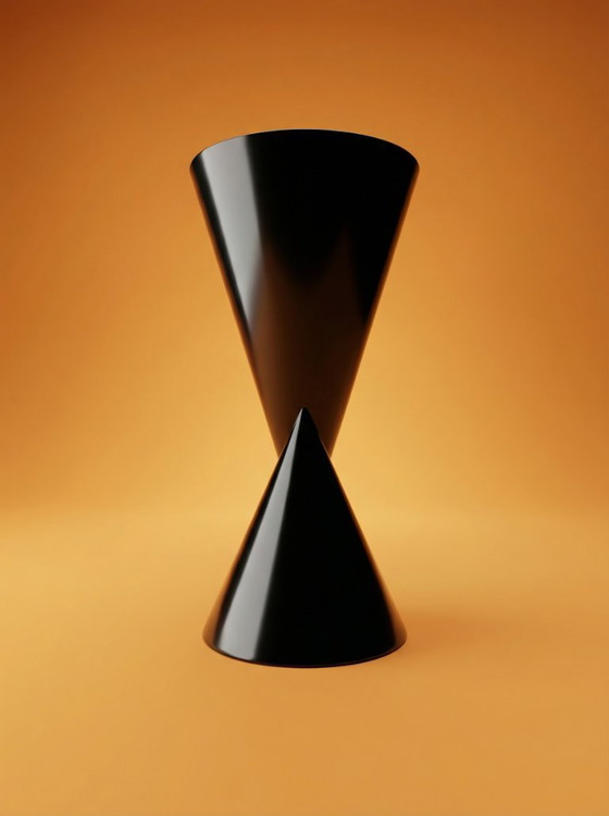 Image 1 of Paul Baars “Vase 2” Vase – Black (1997)