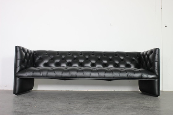 Image 1 of Wittmann Edwards Design leather sofa, a classic top seat