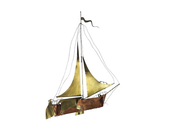 Image 1 of Design belga - Daniël Dhaeseleer - Scultura da parete di metà secolo anni '70 - Vintage