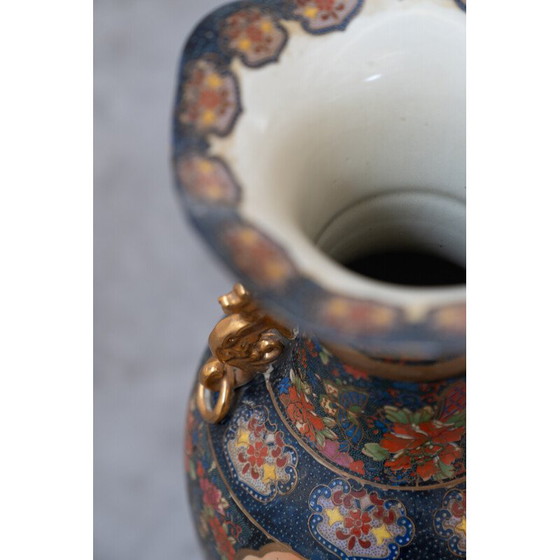 Image 1 of Vaso Satsuma dorato d'epoca, Cina