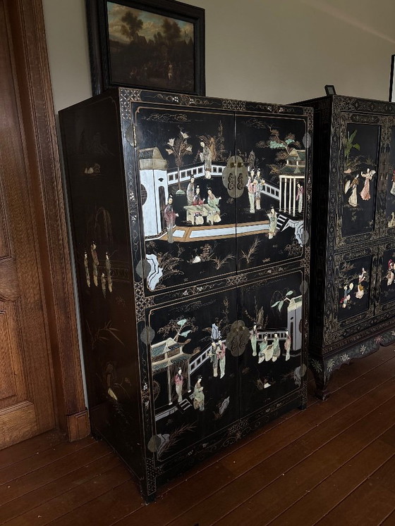 Wandschrank, Kristall, Holz (photo 7 of 9)