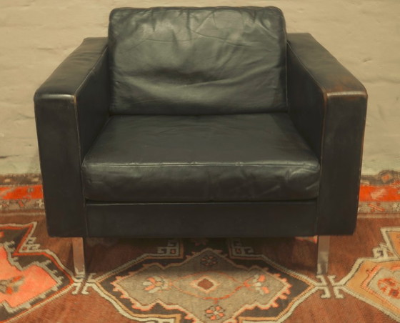 Image 1 of Early COR Leather Lounge Chair, 1950s