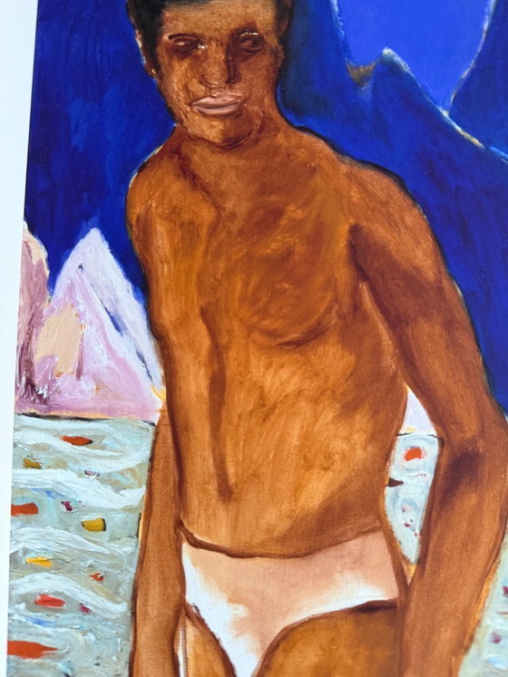 Image 1 of Gideon Appah, Sol Rojo (2023), numerado 17/75 y firmado a mano por el artista, impreso en Londres, Reino Unido.