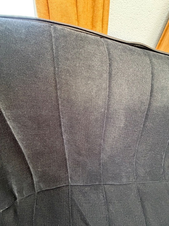 Image 1 of Moël black velvet 3-seater sofa by Ligne Roset