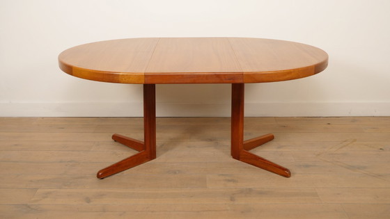 Image 1 of Tavolo da pranzo rotondo vintage | Allungabile | Bramin | Teak