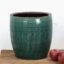 Vase en céramique vert émeraude antique moyen (c.1820) (photo 9 of 9)